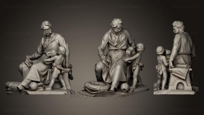Statues of famous people (STKC_0284) 3D model for CNC machine